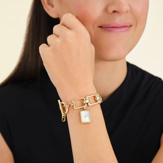 Octagon Charm Chain Oro leftcolumn