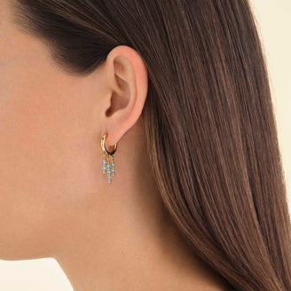 Orecchini con pietre blu pendenti leftcolumn