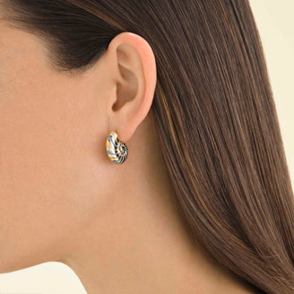 Orecchini a Conchiglia Smaltata leftcolumn