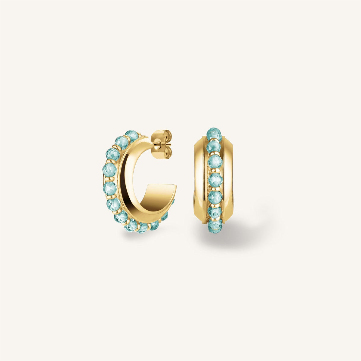 Orecchini con pietre blu leftcolumn