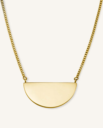 Half Moon Necklace JRINMG-J109,leftcolumn,