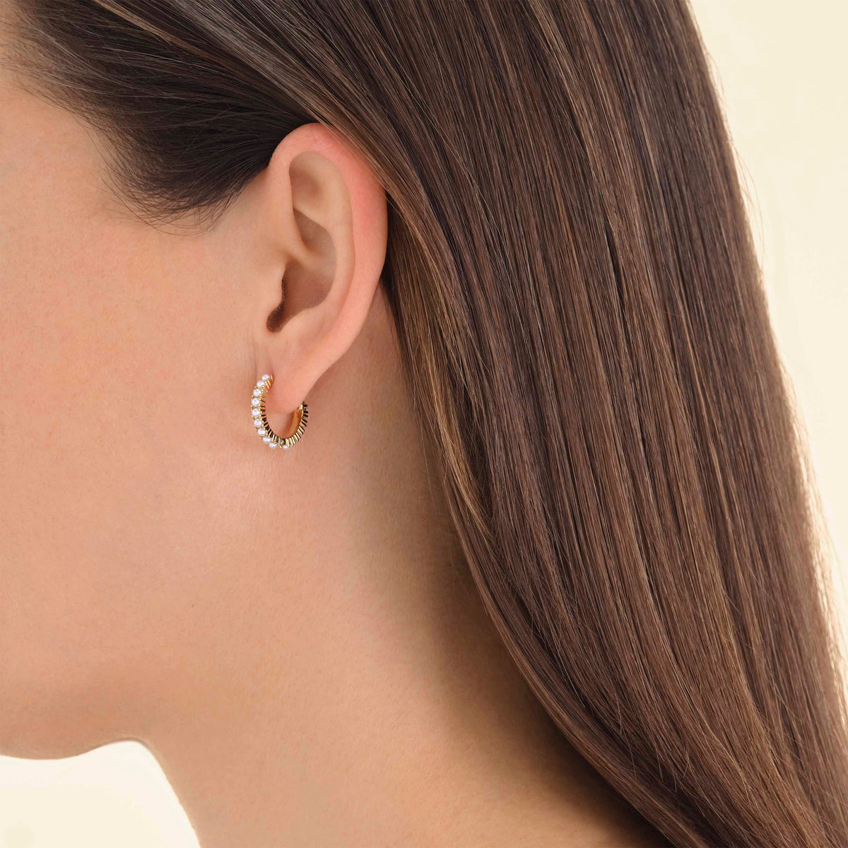 Orecchini a cerchio perle JEMPG-J805,leftcolumn