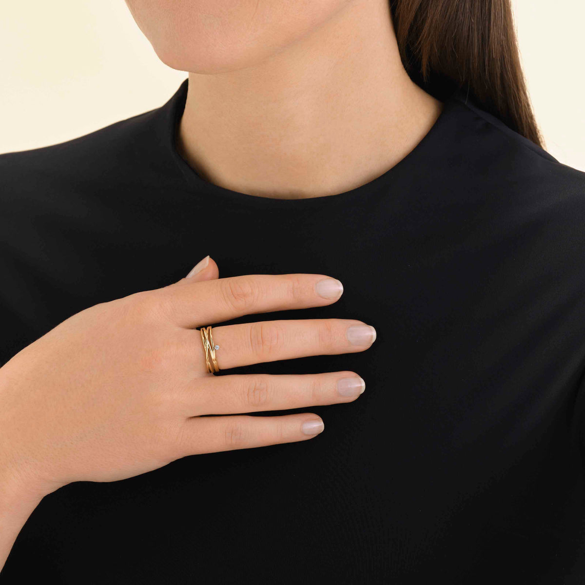 Anello Chaton a spirale leftcolumn