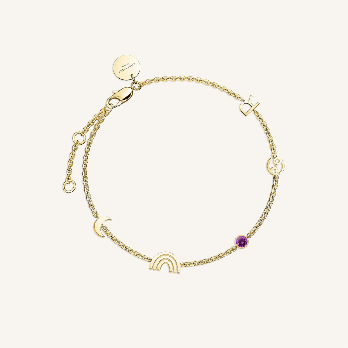 Bracciale 5 Charms B-RoseGold-5,leftcolumn