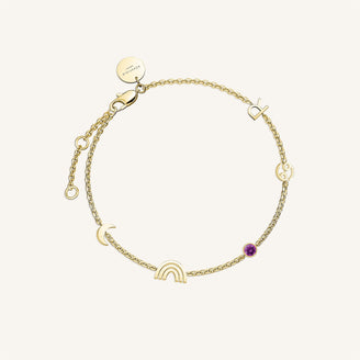 Bracciale 5 Charms B-RoseGold-5,leftcolumn