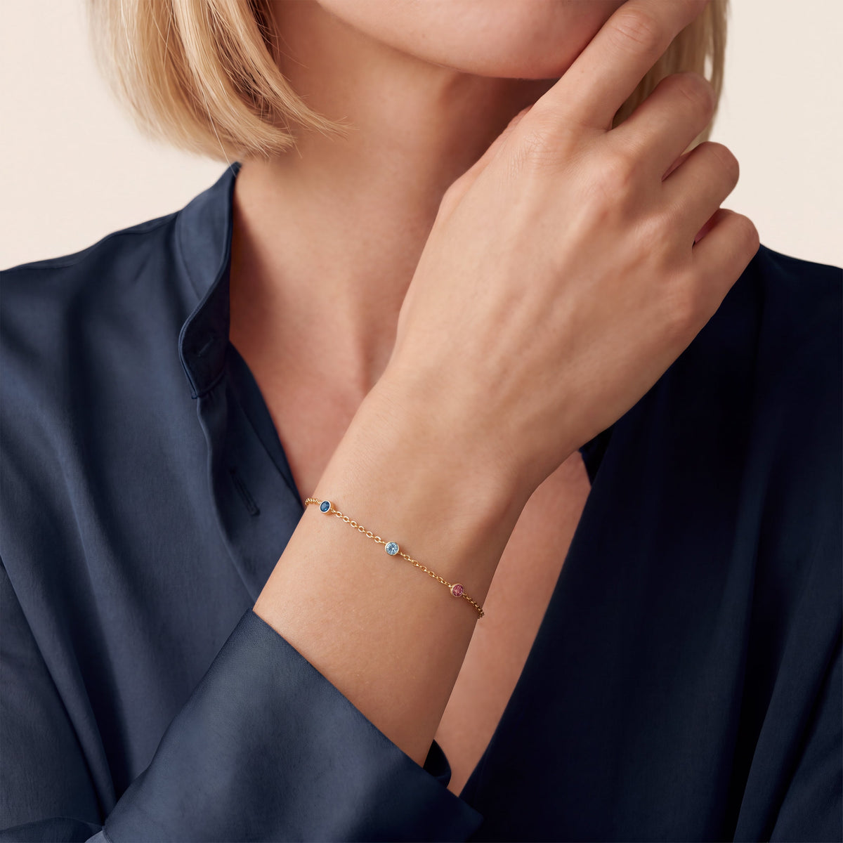 Bracciale 3 Gemme B-Gold-3,leftcolumn