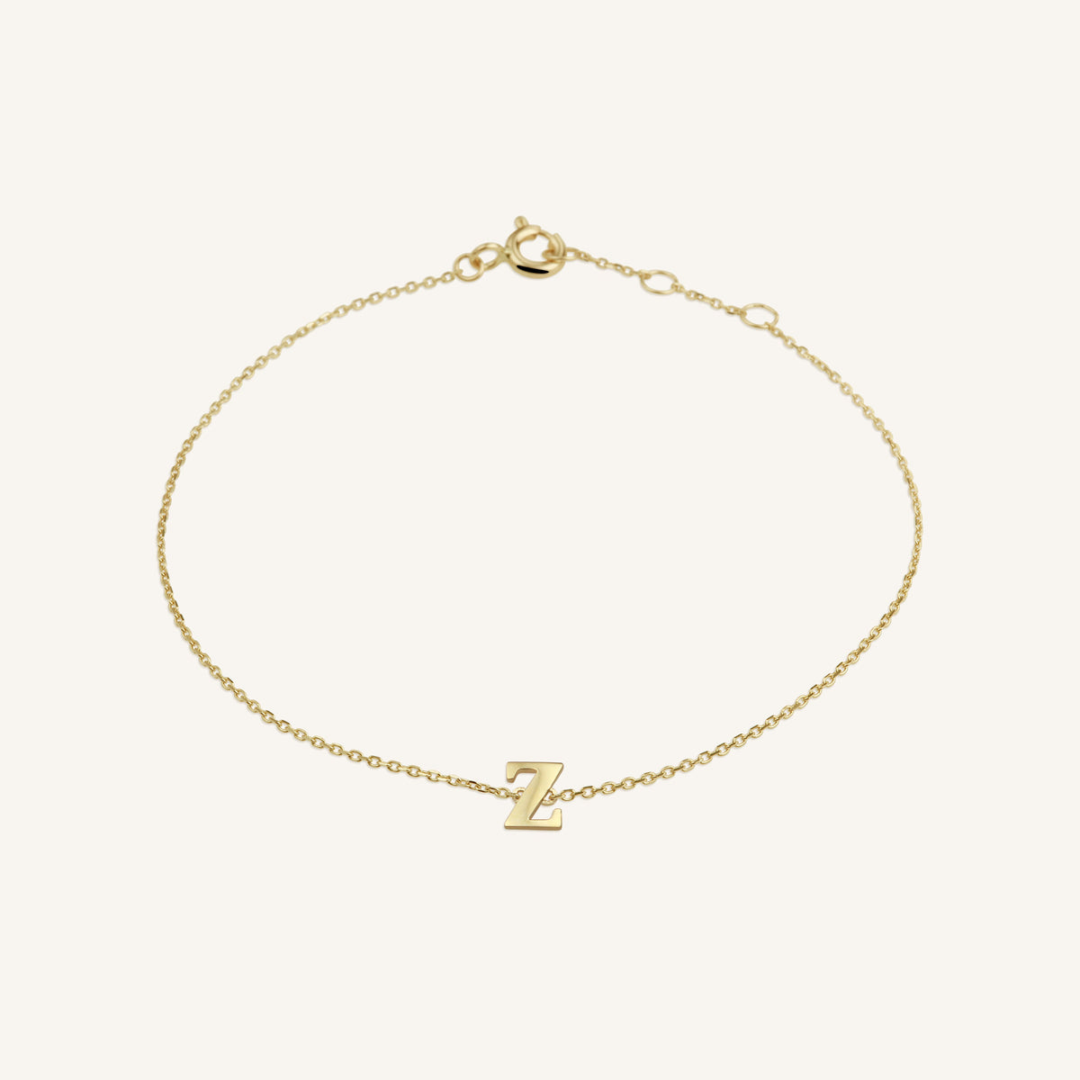 Initial Bracelet Z leftcolumn