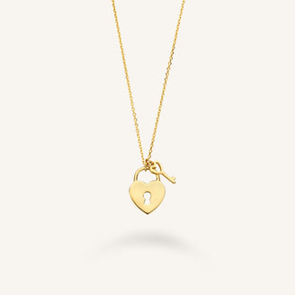 Heart Lock Necklace leftcolumn
