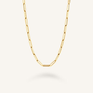 Paper Clip Chain Necklace leftcolumn