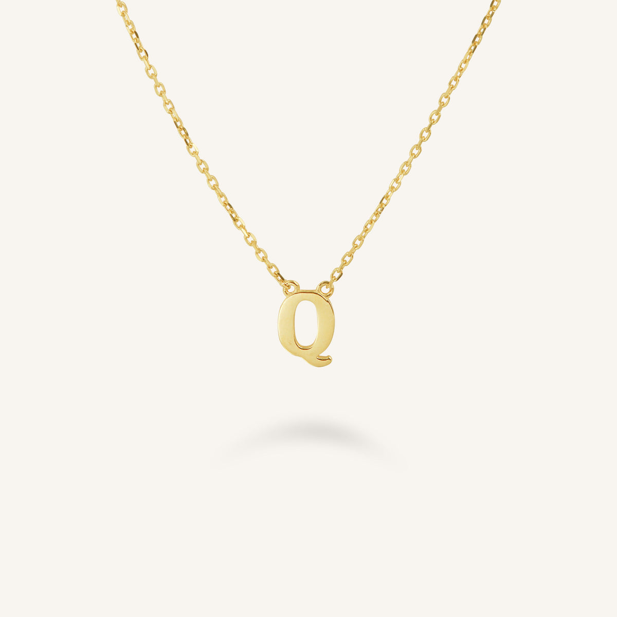 Initial Necklace Q leftcolumn