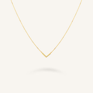 V Bar Necklace leftcolumn