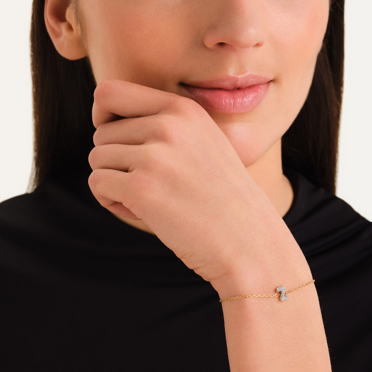 Bracciale Lettera Z con cristalli leftcolumn