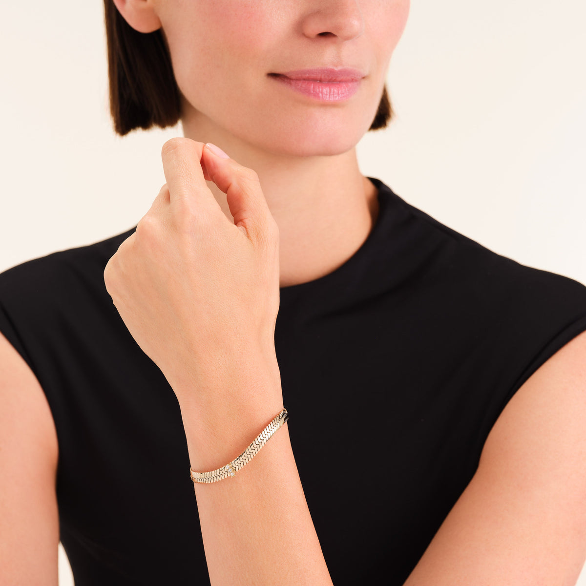 Bracciale Serpente con Cristalli JBSCG-J1191,leftcolumn,