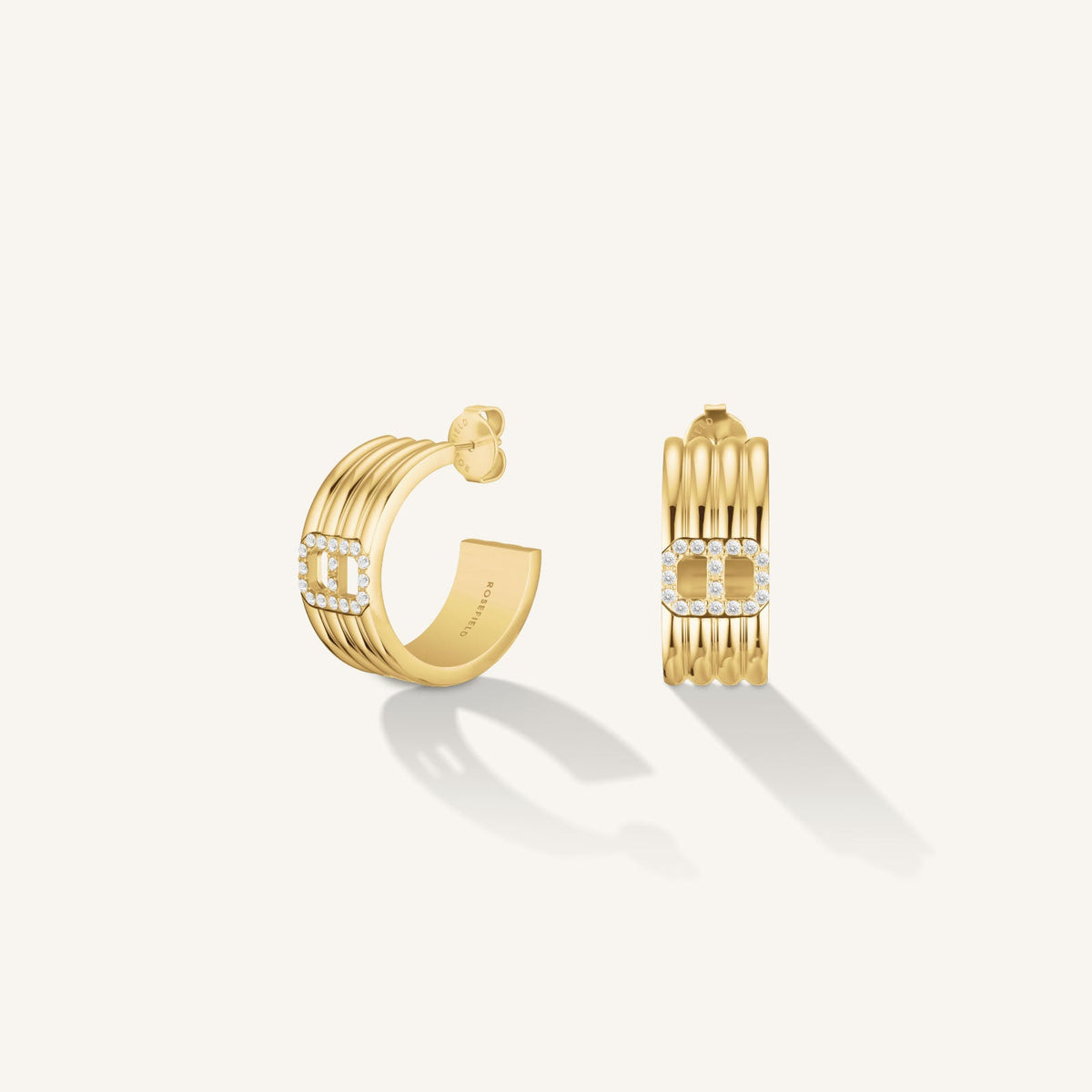 Orecchini a cerchio ottagonali fini leftcolumn,