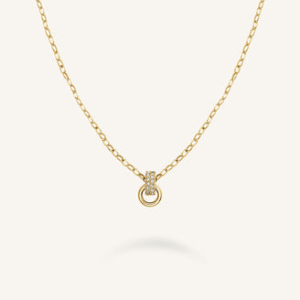 Collana fiocco con cristalli leftcolumn