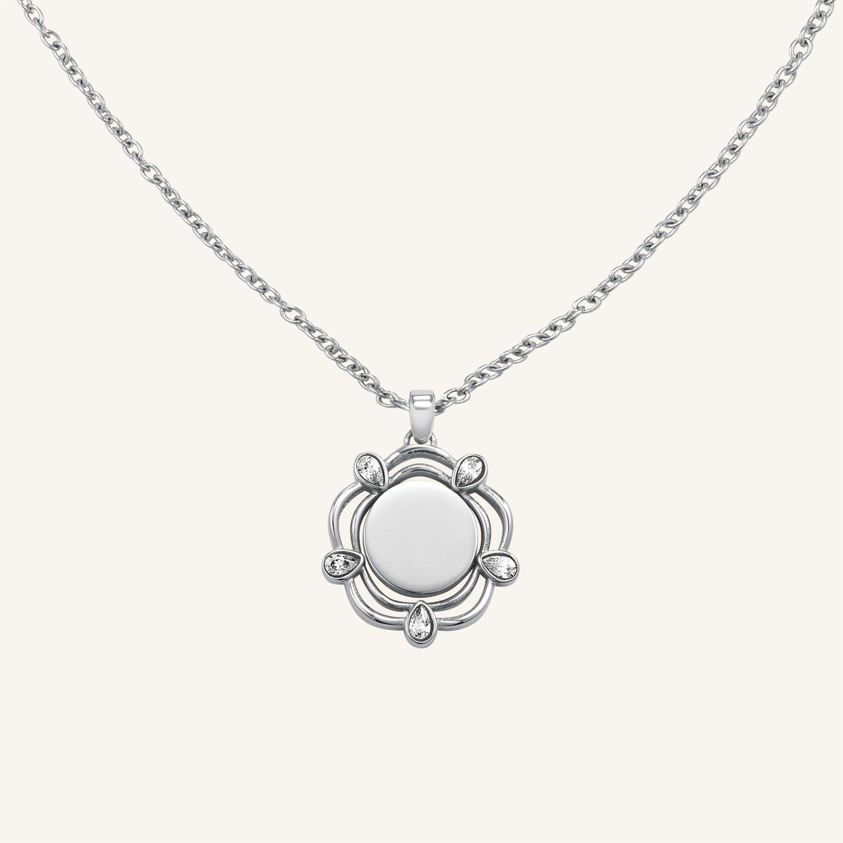 Collana Con Pendente A Moneta JNCPG-J1149,leftcolumn