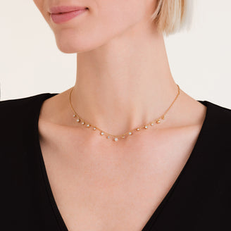 Collana con Cristalli Pendenti leftcolumn,