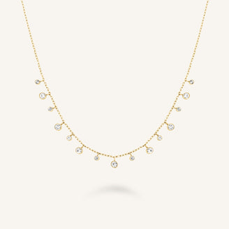 Collana con Cristalli Pendenti leftcolumn,