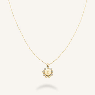 Collana Con Pendente A Fiore JNFCG-J1144,leftcolumn