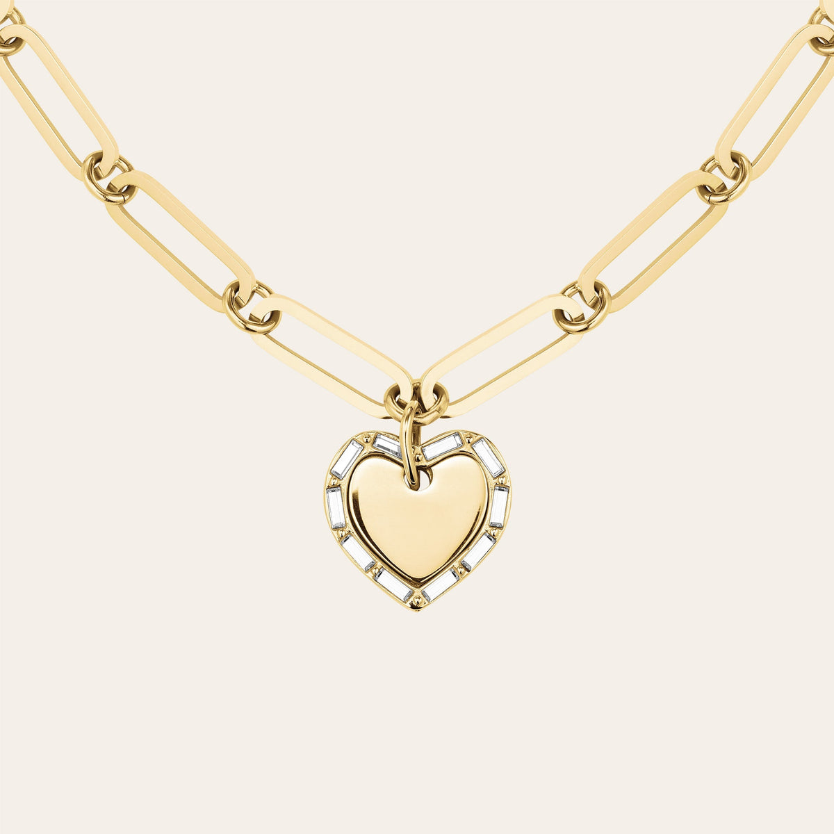Collana Con Baguette A Cuore JNHBG-J1148, leftcolumn