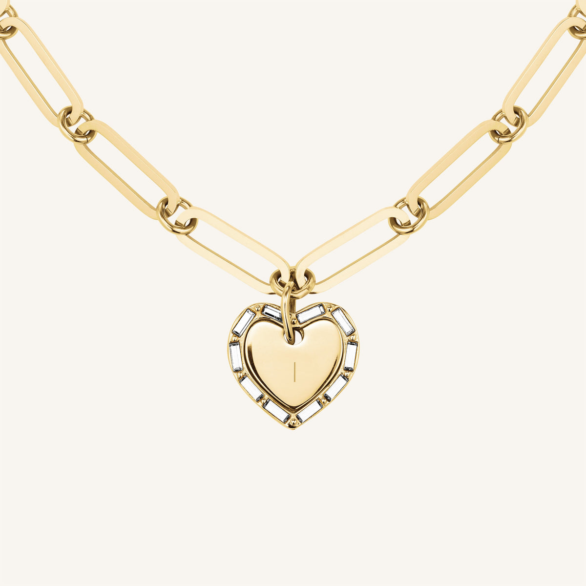 Collana Con Baguette A Cuore JNHBG-J1148, leftcolumn