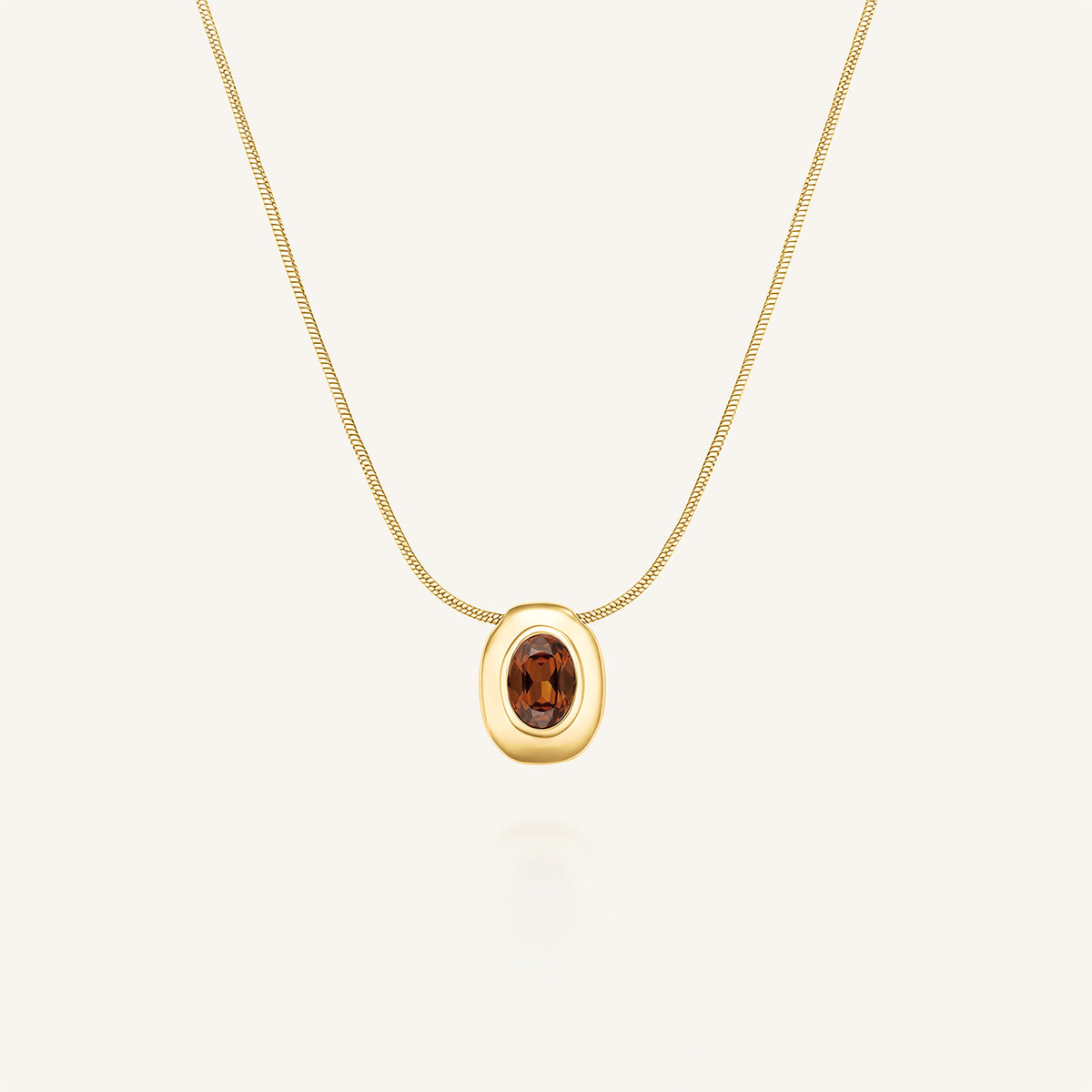Collana Marrone Organica leftcolumn