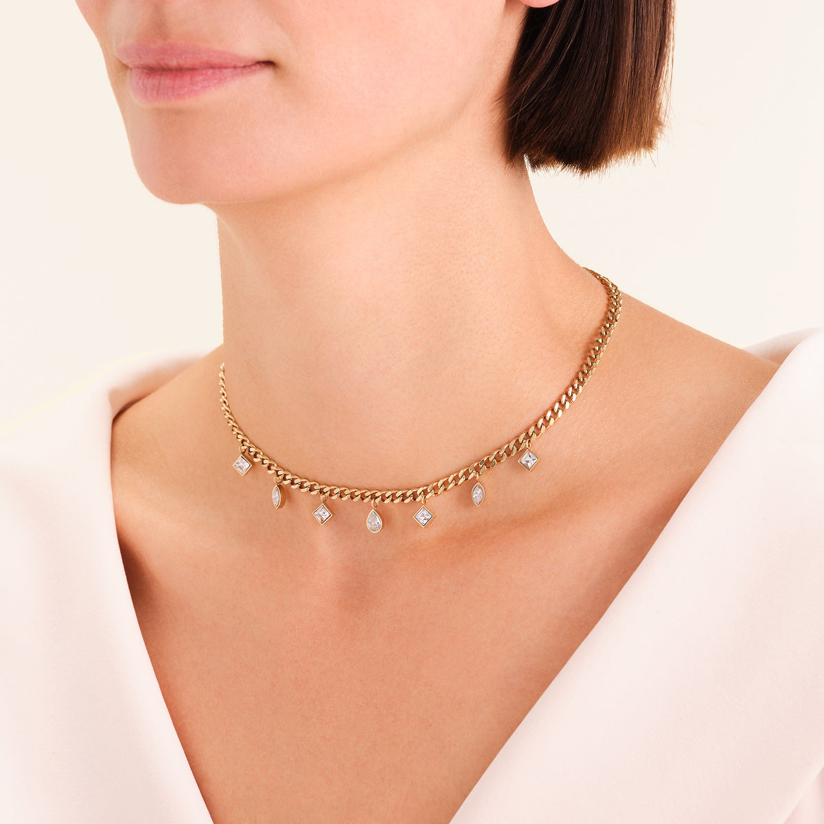 Choker con Cristalli leftcolumn,