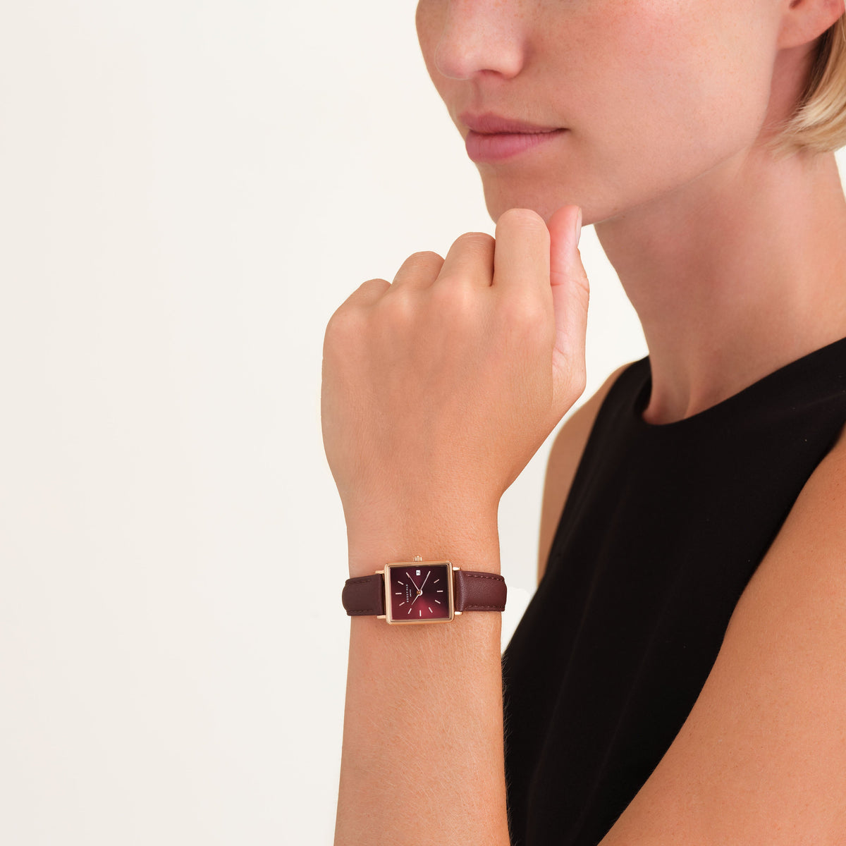 Boxy XS Pelle Marrone Scuro leftcolumn