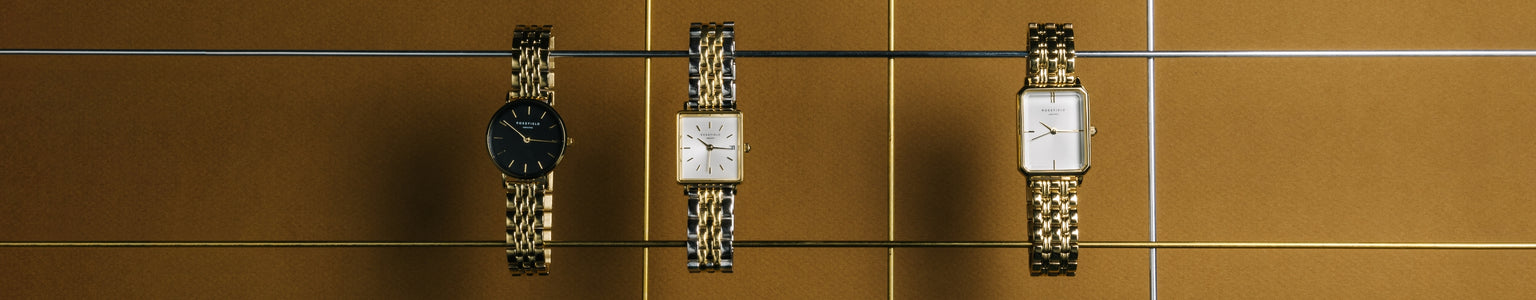 Rosefield Orologio da donna in pelle nera Heirloom 30.6mm Rosefield Orologio da donna in pelle nera Heirloom 30.6mm