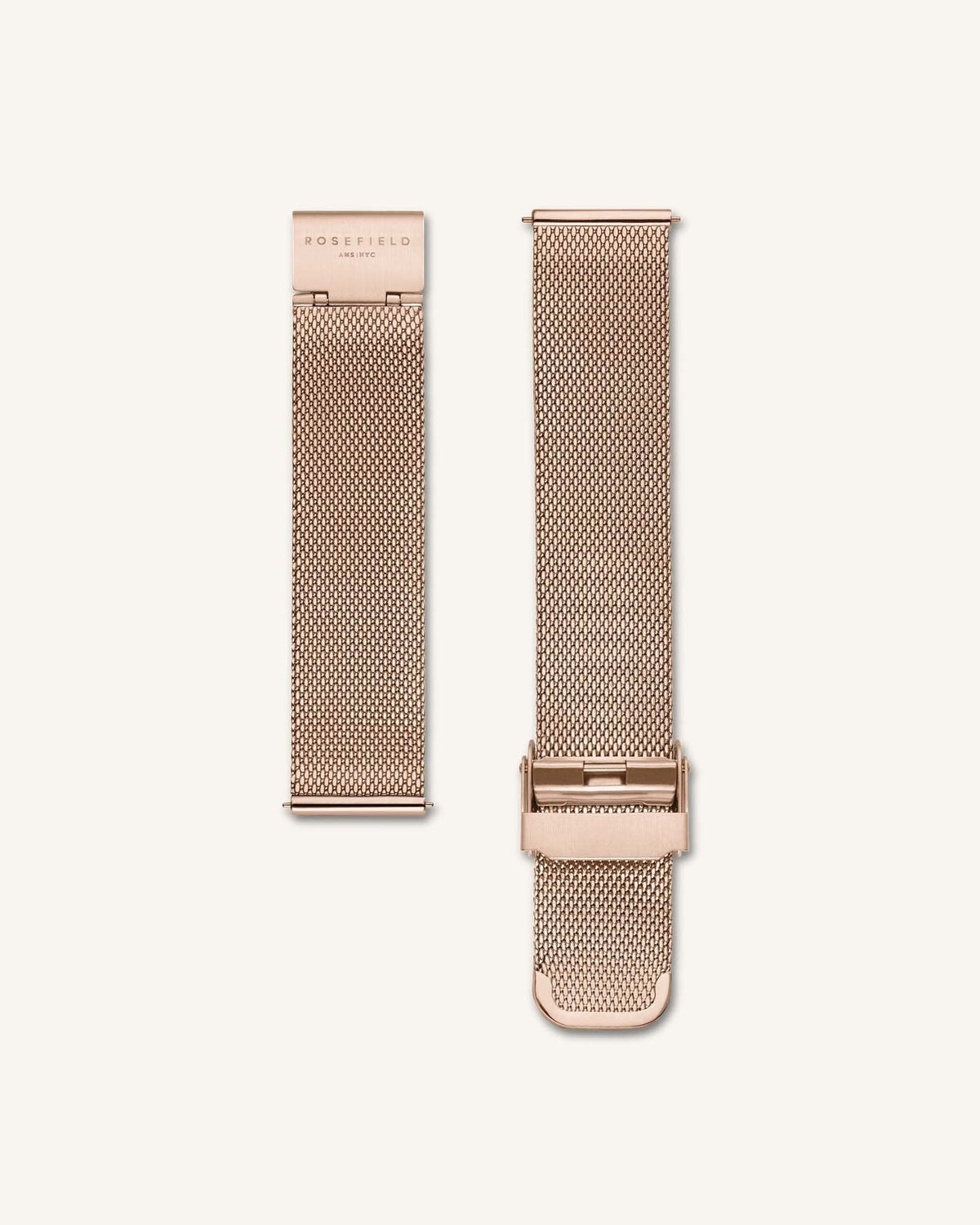 Orologio Donna Alienwork In Oro Rosa Con Cinturino In Maglia Metallo, Quadrante 38mm, Ultra Sottile, Quarzo