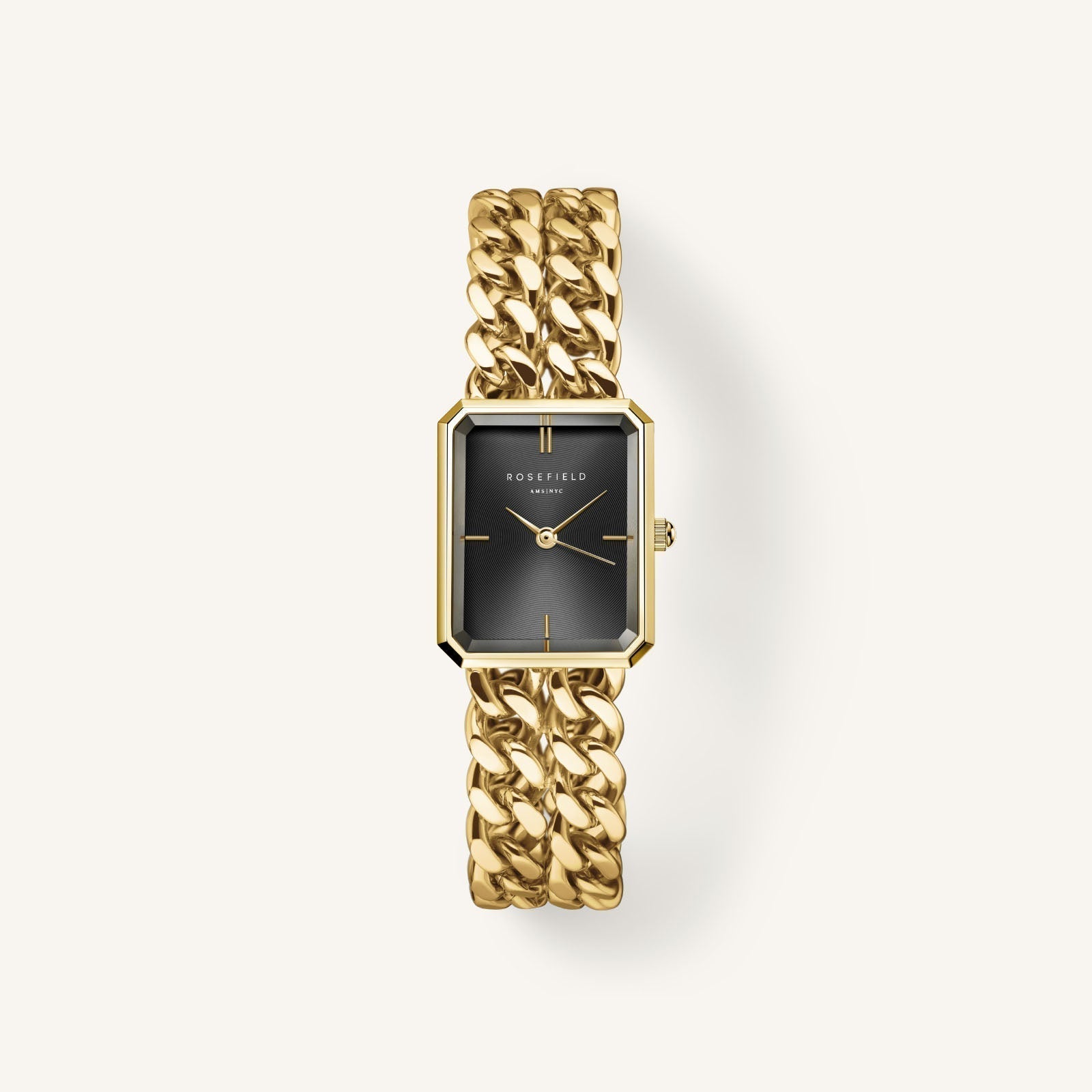 Rosefield Orologio Analogico da Donna The Boxy - Oro - ? 26 x 28