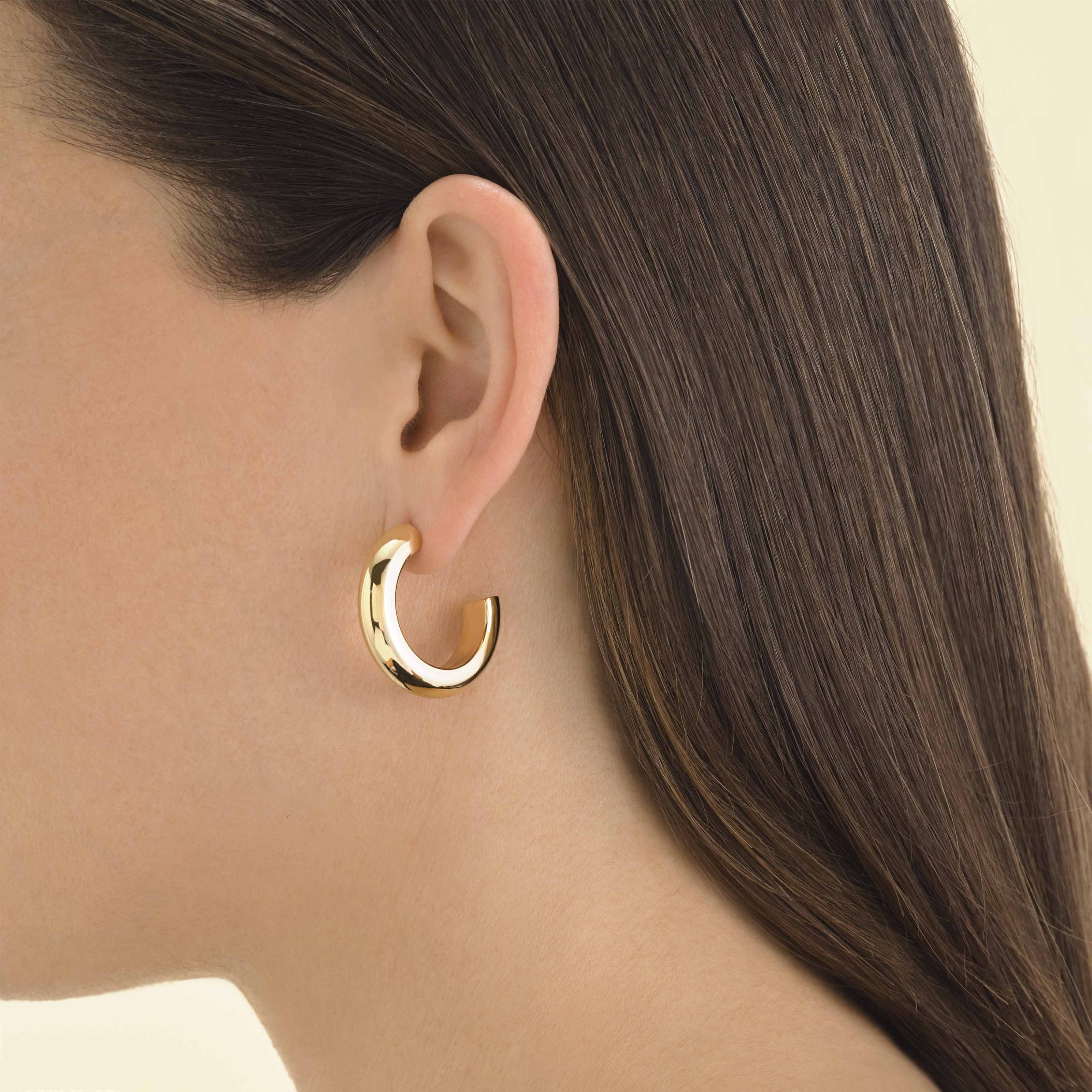 Orecchini Donna A Cerchio Su Antonio Romano Gioielli - Colore Unico Unico Diametro Orecchini 8 Mm - Foto 4