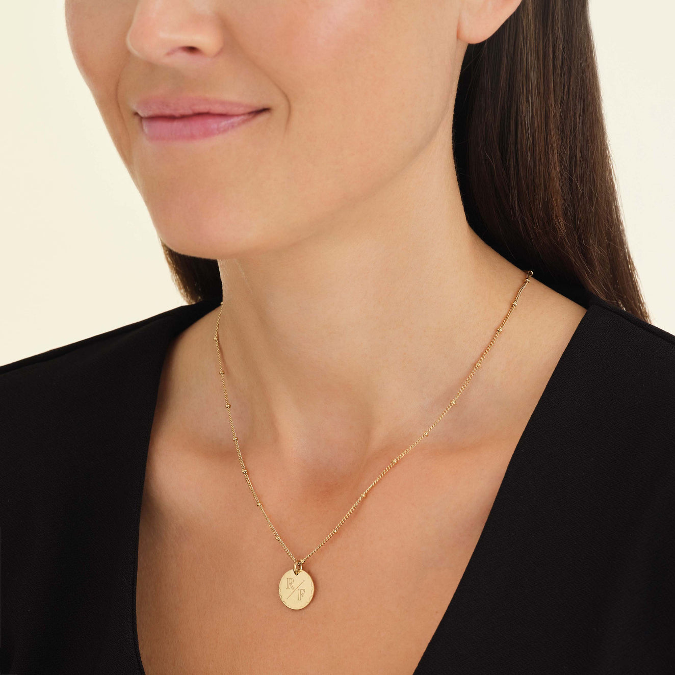 Collana Catena Argento Con Ciondolo Tondo Cubico Zircone 1 Ct 18 Pollici - Gioiello Fashion Placcato Argento
