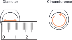 <p><strong>Ecco cosa ti occorre:</strong><br/>- Un righello.<br/>- Il tuo anello o l'anello della persona per cui stai comprando.</p><p><strong>Misura il diametro interno dell’anello e arrotonda al mm più vicino nella tabella.</strong></p><p>Il diametro interno dell’anello è la misura della linea retta da un lato all’altro. Il numero di mm è la misura del tuo anello. Guarda il tavolo<br/>e controlla qual è la tua taglia.</p>